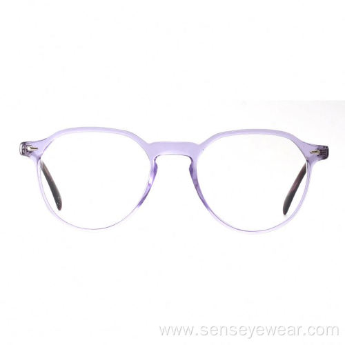 Round Ladies Designer ECO Acetate Optical Glasses Frame